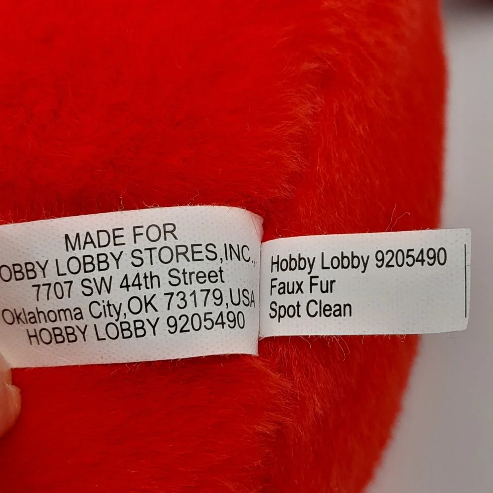 Hobby Lobby Red Heart Plush 9.5